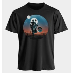 American Star Wars Peripheral Printing Cotton Short Sleeve Mens and Womens Summer Loose Daily Commuter Crew Neck T-Shirt