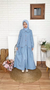 Baju gamis anak gamis anak 10  12 13 14 tahun cutetrik terbaru 2025 Gamis Anak Tanggung