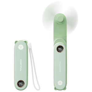 Portable Handheld Small Fan 2-speed Wind 1500mah Battery Capacity Mini USB Rechargeable Foldable Fan Suitable For Outdoor Use