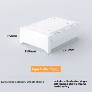 Under Desk Drawer Style Storage Box