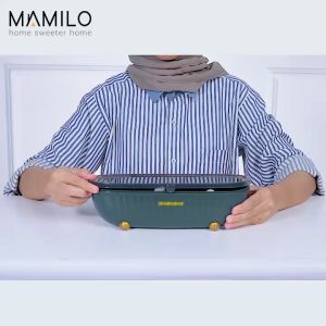 MAMILO Tempat Penyimpanan Rak Bumbu Dapur 4 in 1