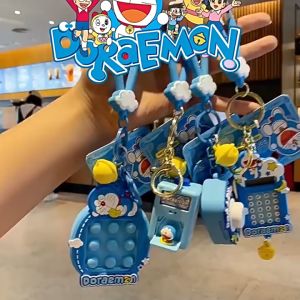 OKK Life Stop (JG-1256) พวงกุญแจรถยนต์ รูปโดราเอมอน ขนาดใหญ่ ระดับไฮเอนด์ สุขภาพยนตร์ สำหรับผู้ที่ต้องการมีขวัญที่ดี