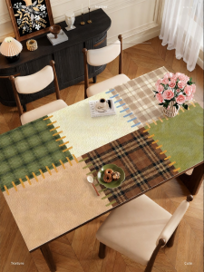 xy | Luxury French Retro Waterproof and Oil-Resistant Table Pad