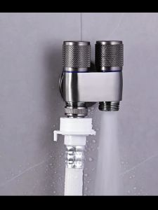 Dual Control Water Angle Valve Washing Machine Faucet Dedicated One In Two Out Three-Way 4-Point Triangular Valves