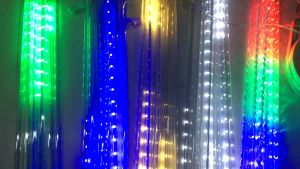 BỘ ĐÈN LED SAO BĂNG ĐỦ MÀU 8 ỐNG 50 CM SIÊU ĐẸP - HIỆU ỨNG GIỌT NƯỚC