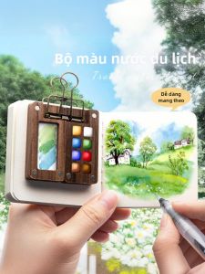 MANDAIYANGGUANG | Portable Solid Watercolor Set for Sketchbook and Travel 15 Colors