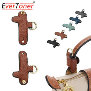 EverToner Modification Shoulder Strap Buckle Free Punching Replacement Hang Buckle Genuine Leather Bag Strap Buckle for Longchamp Mini Bag