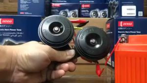 Còi đĩa denso 12vol DC hàng nhập Indonesia ô tô xe máy