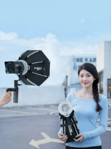 AMBITFUL | Quick-Install Portable Octagonal Softbox Mini Softbox for Light Modification