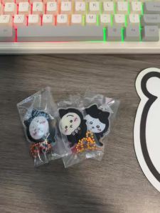 Bandai | Móc Khóa Nhỏ Gọn Chủ Đề Hachiware Phim Hoạt Hình Halloween Hàn Quốc Thiết Kế Sáng Tạo Tiện Dụng Trang Trí ACG Dành Cho Người Hâm Mộ