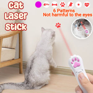 Cat Laser Toy 6 Pattern LED Light Laser Pointer Pen Funny Pet Interactive Toy Accessories