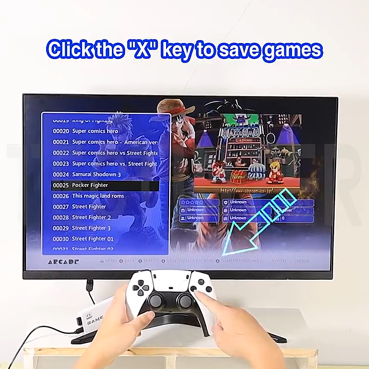 KOORFLY M15 25000+Games Stick 2.4G Dual Controller Game Console 4K MAX Classic Game Consoles HDMI High-Definition Consoles