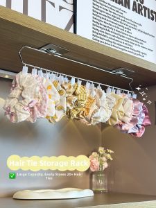 QIOEROUL | Stainless Steel Hair Accessories Organizer Display Rack