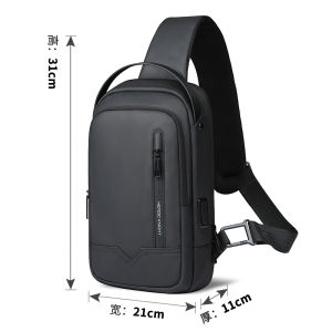 Túi Đeo Vai Nam Thường Ngày Chống Thấm Nước Túi Đeo Hông Oxford Canvas Dây Đeo Chéo Mềm Túi Đeo Vai Đơn Túi Đựng Đồ Dùng Cá Nhân