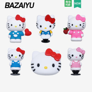 New Arrival Crocs Shoe Ornament Hole Shoes Accessories Carluo Chi Shoes Accessories Zhibi Star Cartoon Cute Three-Dimensional Hello Kitty