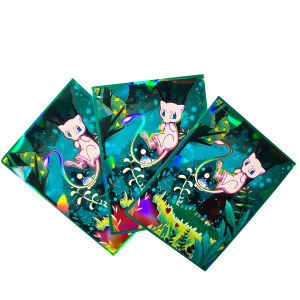 Takara Tomy | Pokemon Mew Cards Protector Sleeves PTCG High Quality Trading Card Cute Anime Broad Game Cover Kid Toy Gifts 60pcs 66x91mm