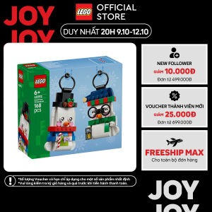 LEGO SEASONS AND OCCASIONS 40812 Đồ Chơi Lắp Ráp Đồ Trang Trí Người Tuyết Giáng Sinh (168 Chi Tiết)