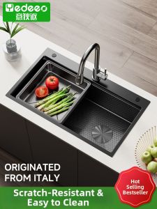 yedeeo | Home Kitchen 304 Stainless Steel Single Basin Sink