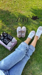 ComfortZone Beautiful Fashion Sneakers Cream/Black/Almond
