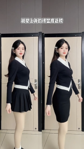 Gypasy【Buy1 Take1】Mini Pleated A Line Skirt for Women JK SKIRT Korean Skirt Fashion Womens High Waist Skirt Slim Pleated Skater Tennis School Skirt Preppy style Solid color anti-exposure belt safety leggings school female students dance