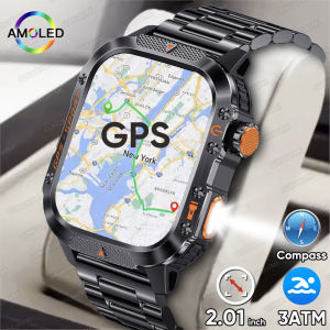 2025 New T-Rex 3 Ultra GPS Smart Watch 10ATM Waterproof Built-in Dual-band GNSS Compass Military Sport Men Swim Bracelet For IOS