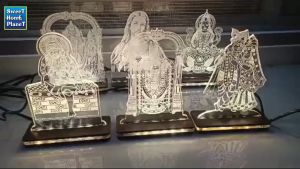 7 Designs Engraved Acrylic lights Unique Gifts for Birthday Surprises Home Decor Night Lights