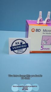 BD Micro-Fine + 5mm 31G Ultra Fines Microfine Plus Insulin Pen Needles Jarum 100s Becton Dickinson 新优锐微细胰岛素笔针