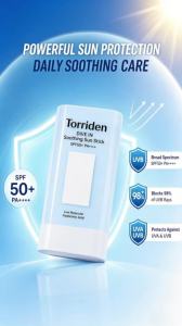 Torriden | Torriden DIVE IN Soothing Sun Stick SPF50+ PA++++ Low Molecule Hyaluronic Acid Sunscreen Stick Lightweight Non-Greasy UV Prote