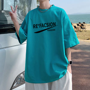 plus Size Mens Short Sleeve T-Shirt Pure Cotton Loose Fit Summer Big Size Fat Guy Comfortable Half Sleeve Tee Large Size