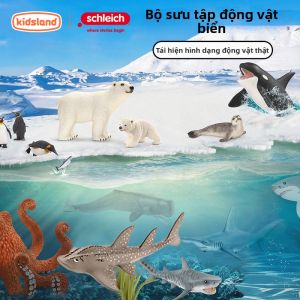 Schleich | Mô Hình Mô Phỏng Động Vật Cực Địa và Biển Chính Hãng cho Bé Trai