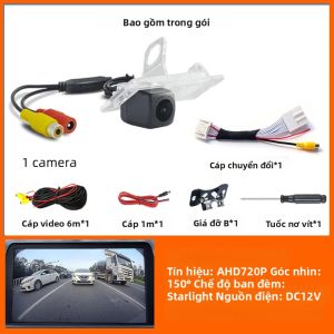 Camera Lùi AHD1080P Hoặc 720P CVBS Cho Renault Fluence Espace Megane 3 Dacia Logan 2 Symbol Sedan Grand Scenic Kèm Cáp 6M