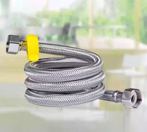 MobiHub 304 Stainless Steel Braided Tube & 4 Points Angle Valve