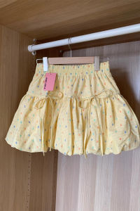 Plus Size Plus Size Ladies Sweet Polka Dot Elastic High Waist Bud Skirt Womens Summer Pleated Skirt A- Line Tiered Skirt Skirt