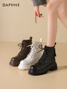 Daphne | Thick Sole Insulated High Heel Slim Boots