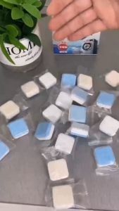 Viên Tẩy Vệ Sinh Lồng Máy Giặt - Diệt Khuẩn - Tẩy Cặn Bẩn Máy Giặt[Hộp 12 Viên]