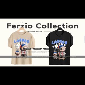 Kaos Labubu Anak Laki-laki & Perempuan The Monster Skateboard