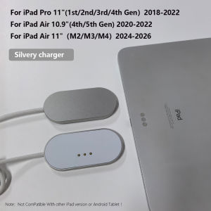 AJIUYU | Bộ Sạc Không Dây Từ Tính AJIUYU Cho iPad Air/Pro 11/12.9/13 Hợp Kim Nhôm Sạc Nhanh Thiết Bị Di Động Thông Minh Tương Thích Với iPad