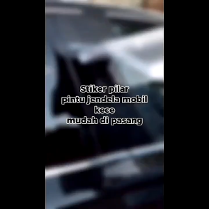 STIKER PILAR KACA PINTU MOBIL SATU SET KANAN KIRI - COCOK UNTUK SEMUA MOBIL