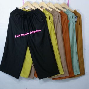 Kulot Knit Premium Celana panjang wanita