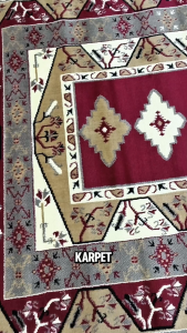 MIRZAE Karpet Lantai 100x150 MZ14 Maroon