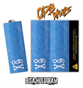 Jaka Custom - Skin Stiker Wrap Baterai 18650 Motif Odebe Hologram Full Desain Untuk Melindungxi Dan Mempercantik Baterai 18650 -  Wrap Battery 18650 ODB Full Motif