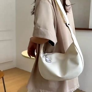 Lavender.thai กระเป๋าสะพายข้าง ผ้าไนล่อน สไตล์เกาหลี