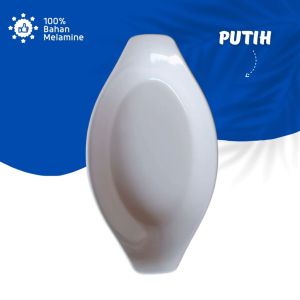 piring oval kapal 10 inch 1613 melamine piring oval kapal - Piring Makan Kentang/Piring Oval Melamine 1613 - Piring Oval Melamine / Piring Sambel - Piring Cemilan/piring sambel - piring kentang