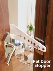 7o | Pet Entry Free Door Stopper Non-Drilling Cat Door Spacer