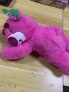 Bandai | New Story Lotso Cute Bear Strawberry Sofa Plush Pillow Stuffed Toys Children Girls Friends Festivals Birthday Gift