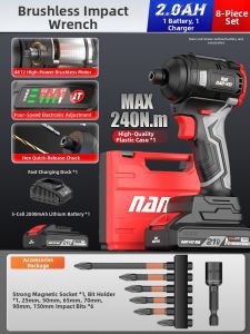 NANWEI | Cordless Brushless Electric Screwdriver Home