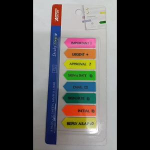 ASTAR Sticky Notes / 记号贴 P32 45MMX13MM (8padsx20sheets) (Price For 1 Pcs)
