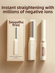 JIUQI | Wireless Negative Ion Straightening & Curling Comb