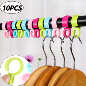 10Pcs Laundry Hanging Buckle Hanger Rack Windproof Buckle Hooks Durable Organizer