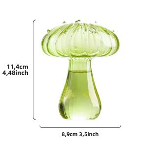 Bình Thủy Tinh Hình Nấm Đầy Màu Sắc Phong Cách Bắc Âu Trang Trí Nhà Trong Nhà Cây Thủy Canh Cắm Hoa Để Bàn Trang Trí Phong Cách Mục Vụ